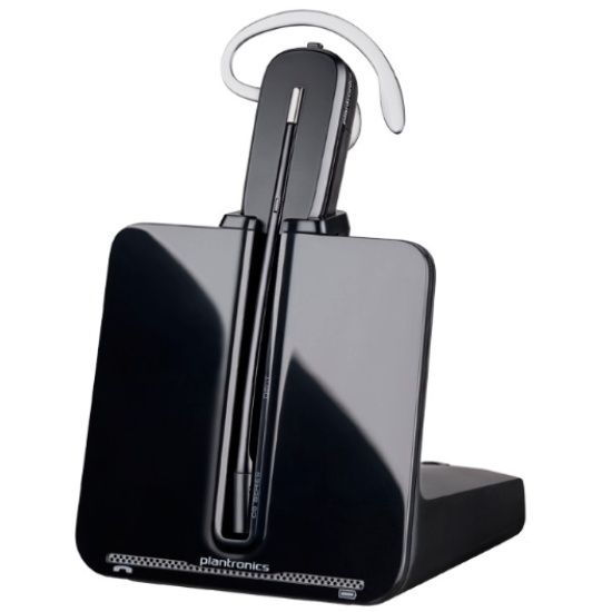 POLY CS540/A Headset Wireless Ear-hook Office/Call center Black Image