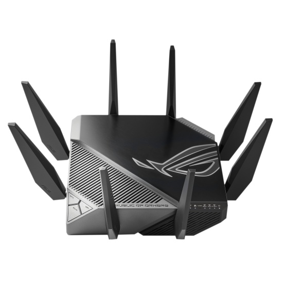 ASUS GT-AXE11000 wireless router Gigabit Ethernet Tri-band (2.4 GHz / 5 GHz / 6 GHz) Black Image