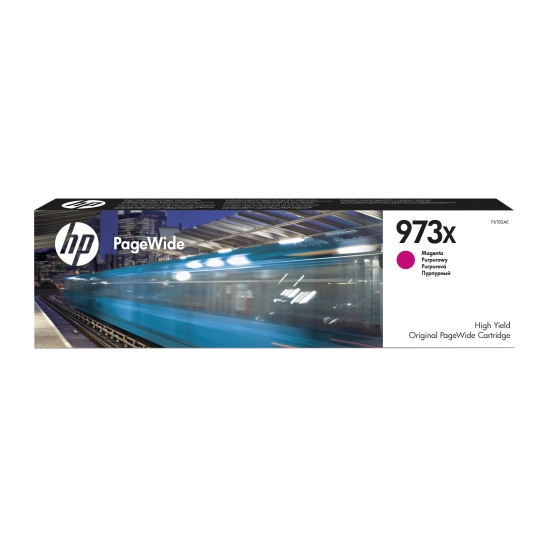HP 973X High Yield Magenta Original PageWide Cartridge Image