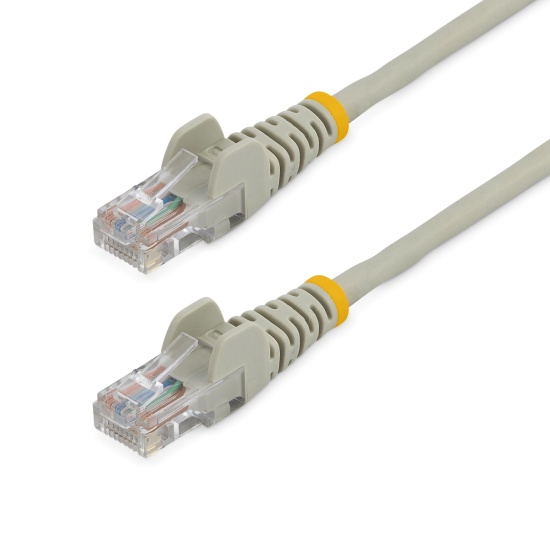 StarTech.com Cat5e Patch Cable with Snagless RJ45 Connectors - 5 m, Grey Image