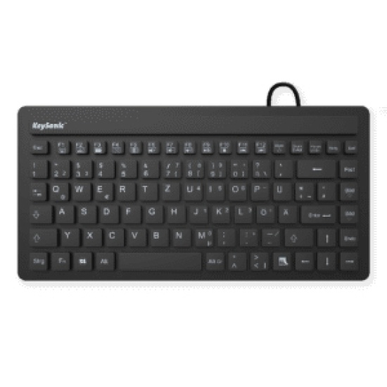KeySonic KSK-3230IN keyboard USB QWERTY UK English Black Image