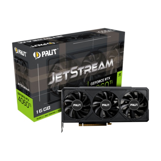 Palit NE6406T019T1-1061J graphics card NVIDIA GeForce RTX 4060 Ti 16 GB GDDR6 Image