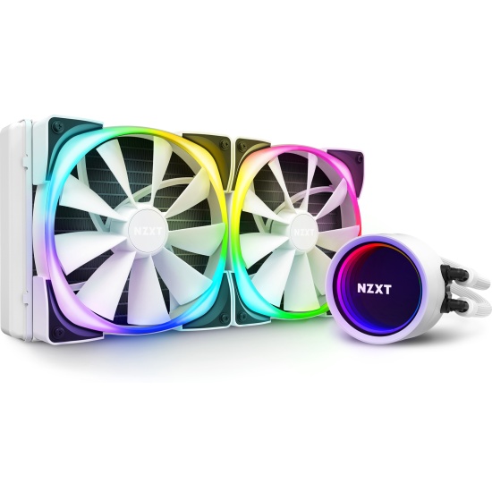 NZXT Kraken X63 RGB Processor All-in-one liquid cooler 14 cm White Image