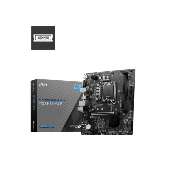 MSI PRO H610M-E motherboard Intel H610 LGA 1700 micro ATX Image