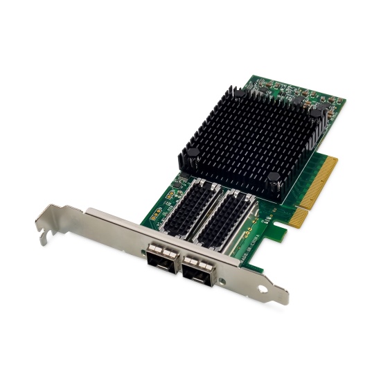 Digitus 2 port 25 Gigabit Ethernet network card, SFP28, PCI Express, Mellanox chipset Image