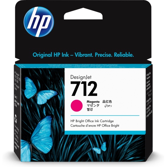 HP 712 29-ml Magenta DesignJet Ink Cartridge Image