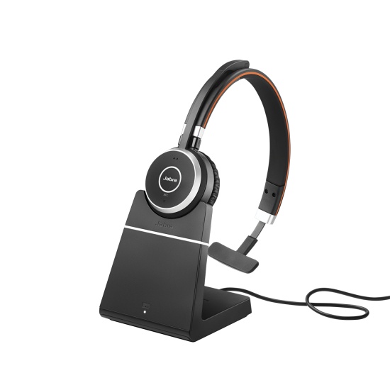 Jabra Evolve 65 SE - MS Mono with Charging Stand Image