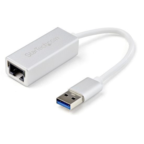 StarTech.com USB 3.0 to Gigabit Network Adapter - Silver Image