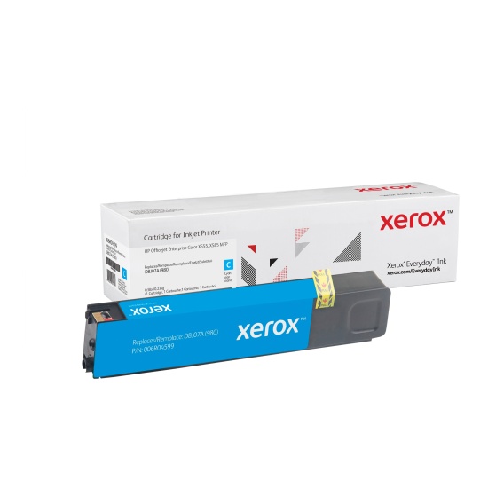 Everyday (TM) Cyan Toner by Xerox compatible with HP 980 (D8J07A), Standard Yield Image