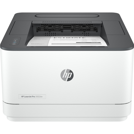 HP LaserJet Pro 3002dw Printer, Black and white, Printer for Small medium business, Print, Wireless; Print from phone or tablet; Two-sided printing Image