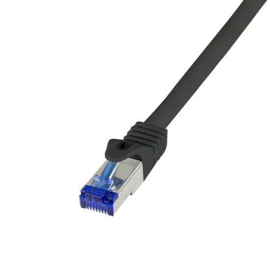 LogiLink C6A093S networking cable Black 10 m Cat6a S/FTP (S-STP) Image