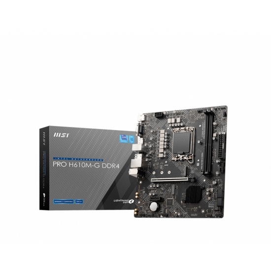 MSI PRO H610M-G DDR4 motherboard Intel H610 LGA 1700 micro ATX Image