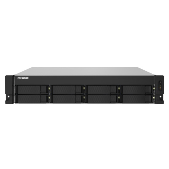QNAP TS-832PXU NAS Rack (2U) Ethernet LAN Aluminium, Black AL324 Image