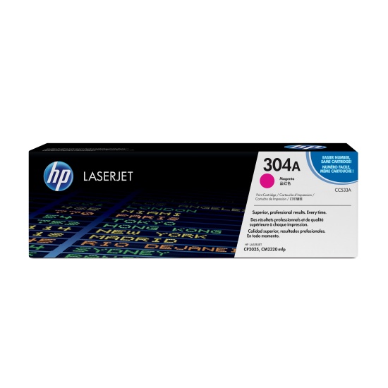 HP 304A Magenta Original LaserJet Toner Cartridge Image