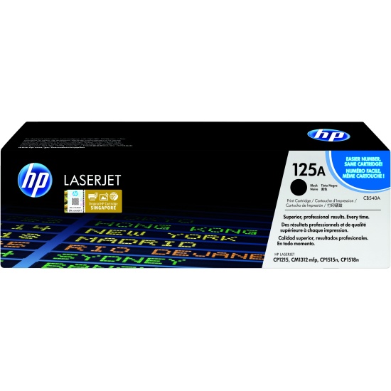 HP 125A Black Original LaserJet Toner Cartridge Image