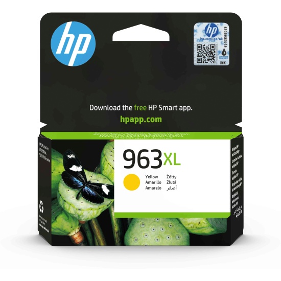 HP 963XL High Yield Yellow Original Ink Cartridge Image