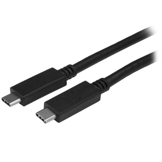 StarTech.com USB-C Cable with Power Delivery (3A) - M/M - 2 m (6 ft.) - USB 3.0 - USB-IF Certified Image
