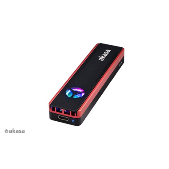 Akasa AK-ENU3M2-06 storage drive enclosure SSD enclosure Black M.2 Image