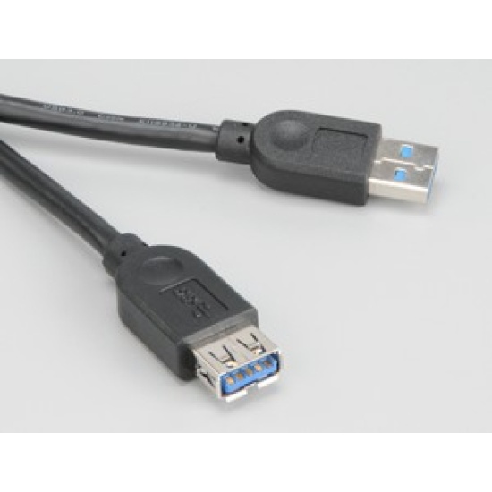 Akasa USB 3.0 cable Ext USB cable 1.5 m Black Image