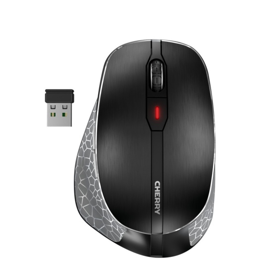 CHERRY MW 8C ERGO mouse Right-hand RF Wireless + Bluetooth Optical 3000 DPI Image