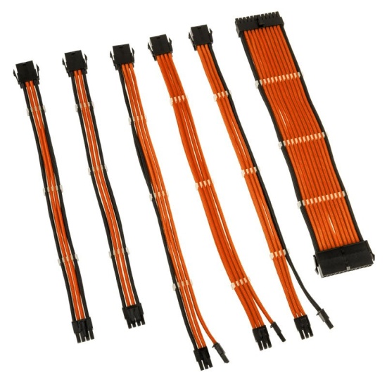Kolink Core Adept Braided Cable Extension Kit - Orange Image