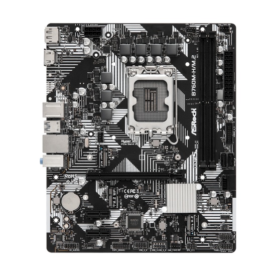 Asrock B760M-H/M.2 Intel B760 LGA 1700 micro ATX Image