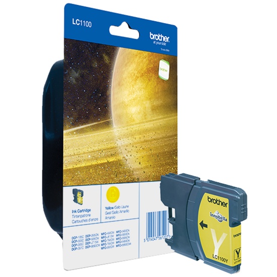 Brother LC-1100Y ink cartridge 1 pc(s) Original Yellow Image