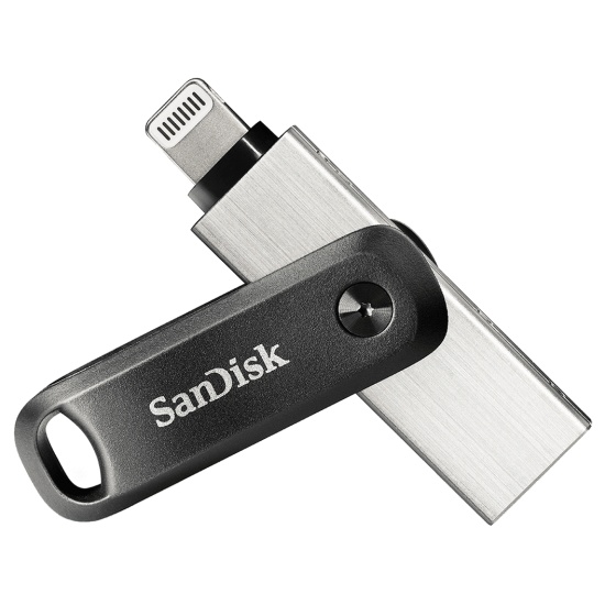 SanDisk iXpand USB flash drive 64 GB USB Type-A / Lightning 3.2 Gen 2 (3.1 Gen 2) Black, Silver Image