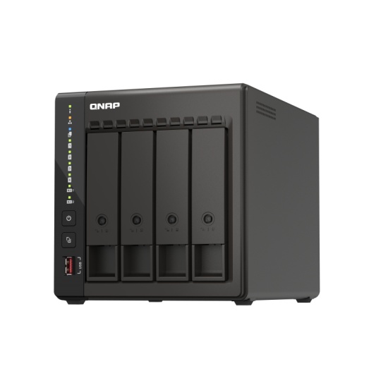 QNAP TS-453E NAS Tower Ethernet LAN Black J6412 Image