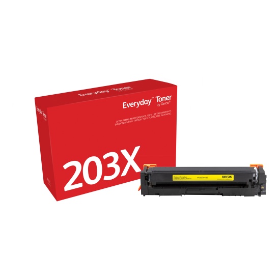 Everyday (TM) Yellow Toner by Xerox compatible with HP 202X (CF542X/CRG-054HY) Image
