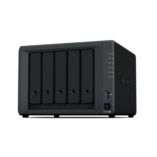 Synology DiskStation DS1522+ NAS/storage server Tower Ethernet LAN Black R1600 Image