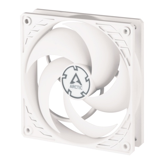 ARCTIC P12 PWM PST (White/White) Pressure-optimised 120 mm Fan with PWM PST Image