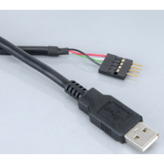 Akasa 0.4m USB (A) USB cable USB A Black Image