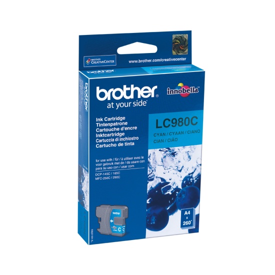 Brother LC-980C ink cartridge 1 pc(s) Original Cyan Image