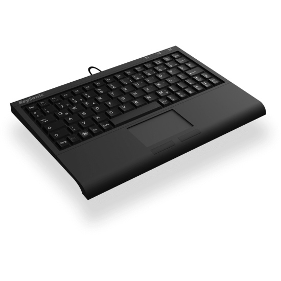 KeySonic ACK-3410 keyboard USB QWERTZ German Black Image