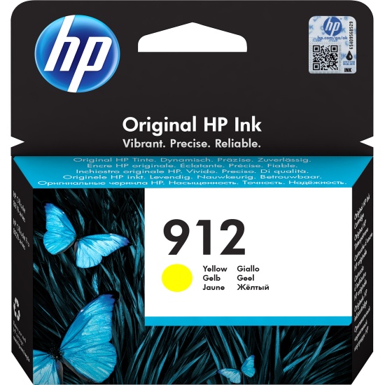 HP 912 Yellow Original Ink Cartridge Image