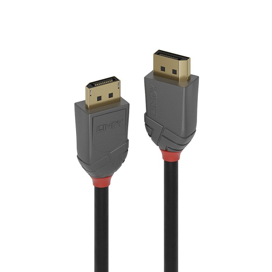 Lindy 0.5m DisplayPort 1.4 Cable, Anthra Line Image