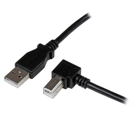 StarTech.com 2m USB 2.0 A to Right Angle B Cable - M/M Image