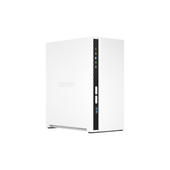 QNAP TS-233 NAS/storage server Mini Tower Ethernet LAN White Cortex-A55 Image