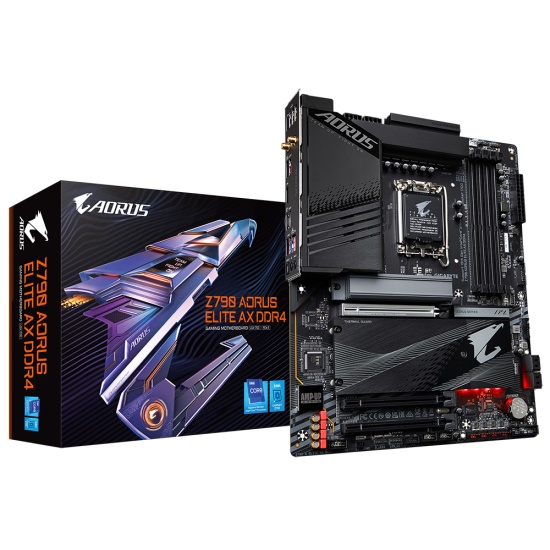 Gigabyte Z790 AORUS ELITE AX DDR4 (REV 1.0) motherboard Intel Z790 LGA 1700 ATX Image