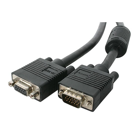 StarTech.com 15m Coax High Resolution Monitor VGA Video Extension Cable - HD15 M/F Image