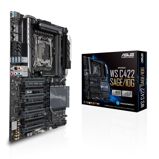 ASUS WS C422 SAGE/10G Intel® C422 LGA 2066 (Socket R4) CEB Image