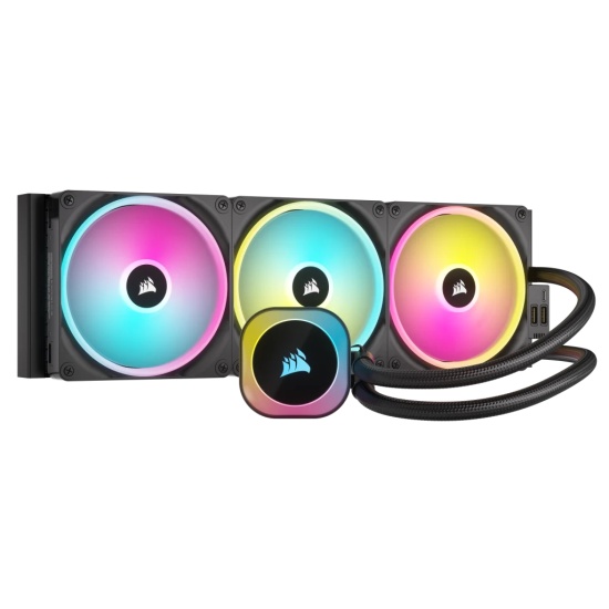 Corsair H170I Processor Liquid cooling kit 14 cm Black Image