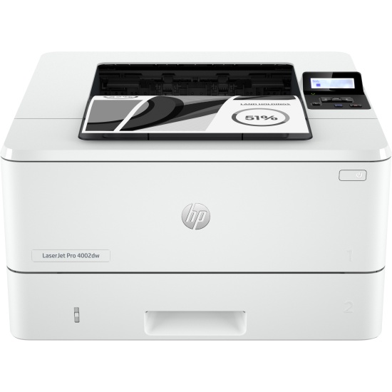 HP LaserJet Pro 4002dw Printer, Black and white, Printer for Small medium business, Print, Two-sided printing; Fast first page out speeds; Compact Size; Energy Efficient; Strong Security; Dualband Wi-Fi Image