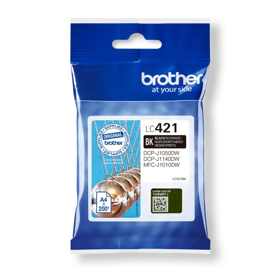 Brother LC-421BK ink cartridge 1 pc(s) Original Black Image