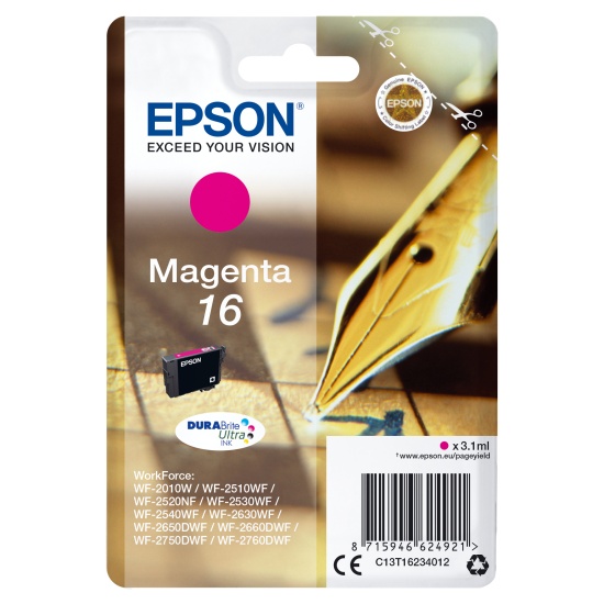 Epson Pen and crossword Singlepack Magenta 16 DURABrite Ultra Ink Image