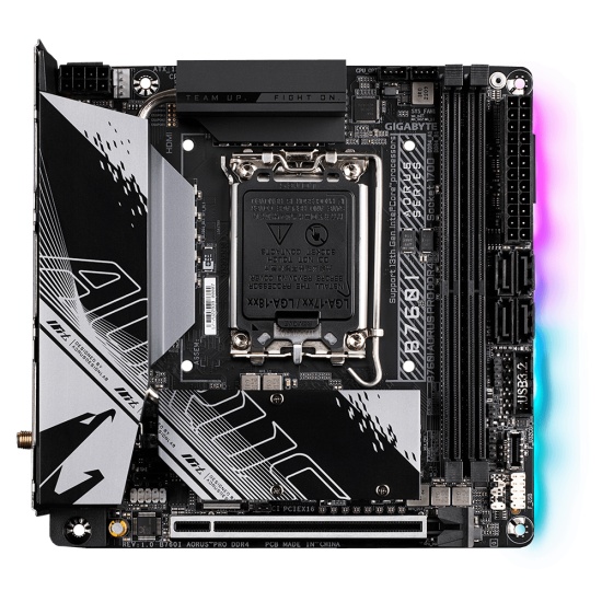 Gigabyte B760I AORUS PRO DDR4 motherboard Intel B760 Express LGA 1700 mini ITX Image