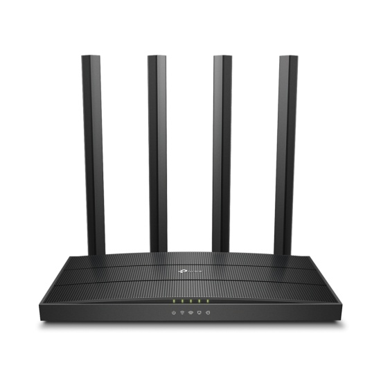 TP-Link Archer C6 wireless router Fast Ethernet Dual-band (2.4 GHz / 5 GHz) White Image