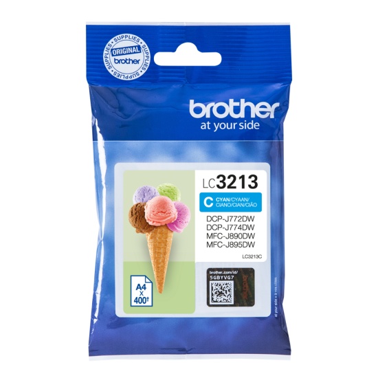 Brother LC-3213C ink cartridge Original High (XL) Yield Cyan Image