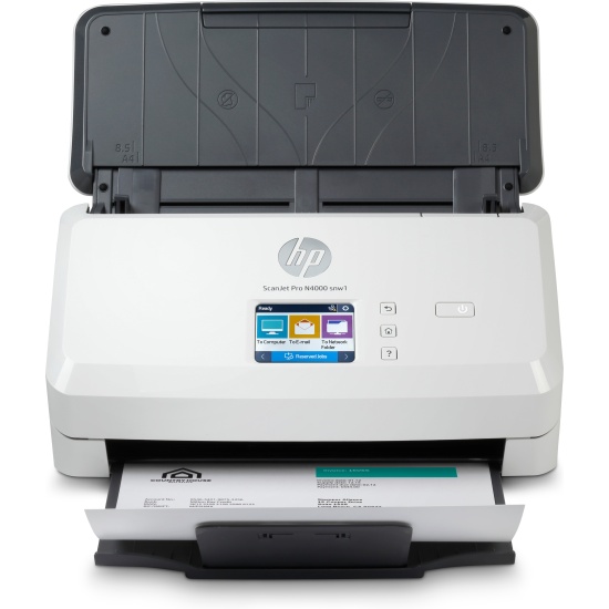 HP Scanjet Pro N4000 snw1 Sheet-feed Scanner Sheet-fed scanner 600 x 600 DPI A4 Black, White Image